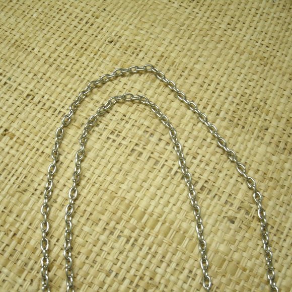 Crescent Moon with Nebula Cabochon Dangle Necklace - Picture 11 of 14